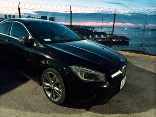 2013 Mercedes-Benz CLA 180 I (C117, X117), чёрный, 1450000 рублей, вид 1