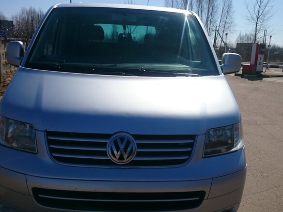 2004 Volkswagen Transporter T5, серебристый - вид 1