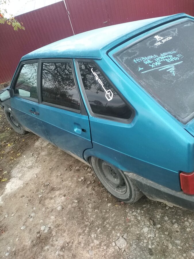 Ваз 2109 серебристо голубой