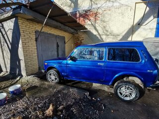 2003 Lada (ВАЗ) 2121 (4x4) Фора I Рестайлинг, синий, 350000 рублей, вид 1