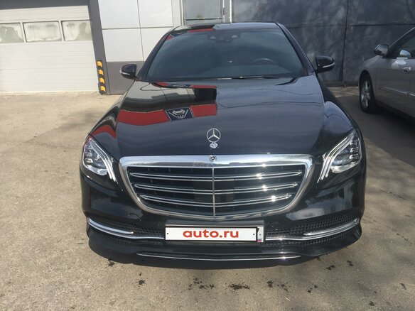 2017 Mercedes-Benz S-Класс 450 Long VI (W222, C217) Рестайлинг, чёрный