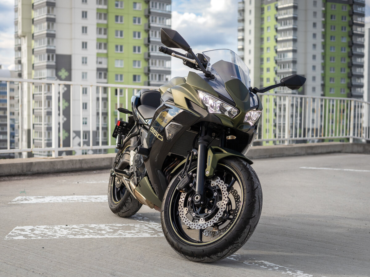 Купить б/у Kawasaki Ninja 650 инжектор 6 передач в Минске: зелёный ...