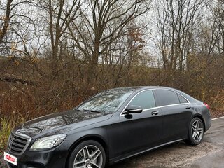 2019 Mercedes-Benz S-Класс 350 d Long VI (W222, C217) Рестайлинг, чёрный, 8888888 рублей, вид 1