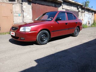 2006 Hyundai Accent ТагАЗ II, красный, 480000 рублей, вид 1