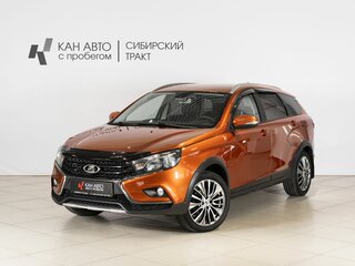 2017 Lada (ВАЗ) Vesta SW Cross I, оранжевый, 1036700 рублей, вид 1