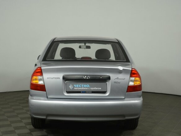 2008 Hyundai Accent ТагАЗ II, серебристый - вид 2