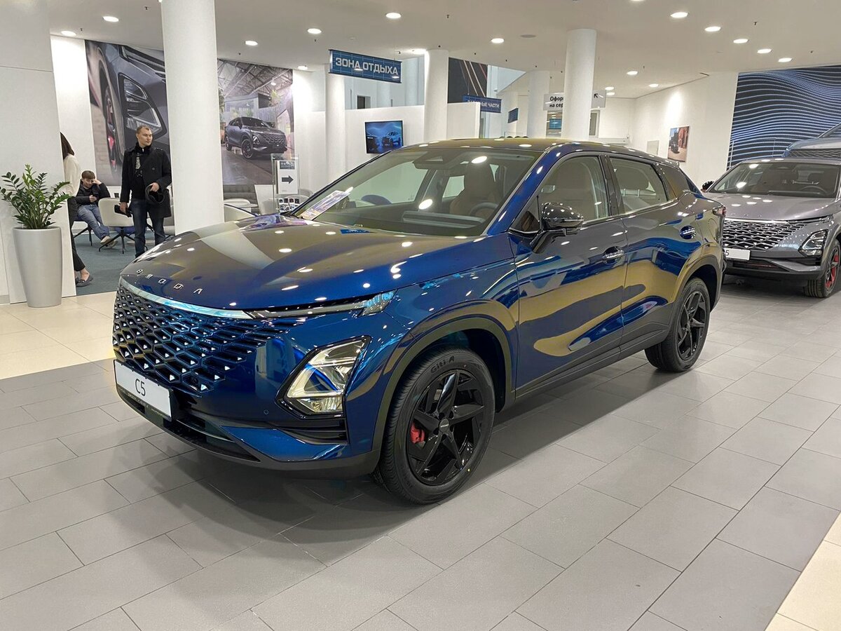 Купить новый OMODA S5 2022-2025 1.5 CVT (147 л.с.) бензин вариатор в Москве: син