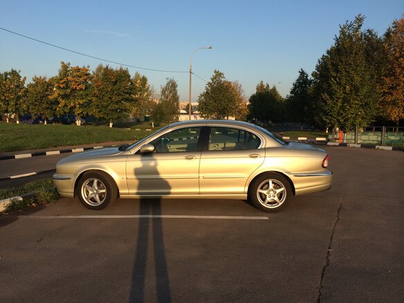 2006 Jaguar X-Type I, золотистый