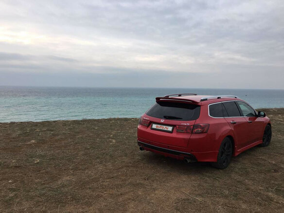 2008 Honda Accord VIII, красный - вид 5