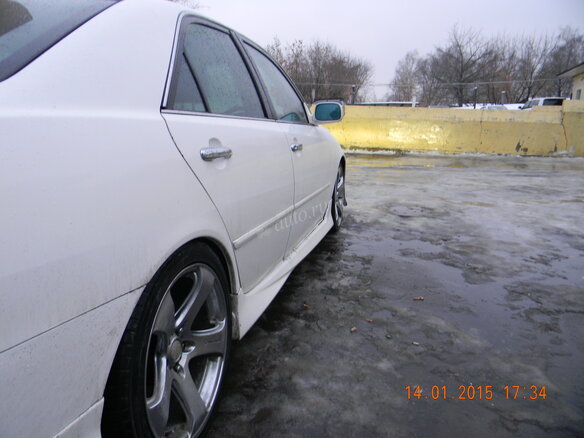 2001 Toyota Mark II IX (X110), белый - вид 4