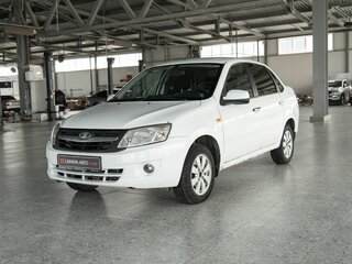 2013 Lada (ВАЗ) Granta I, белый, 420000 рублей, вид 1