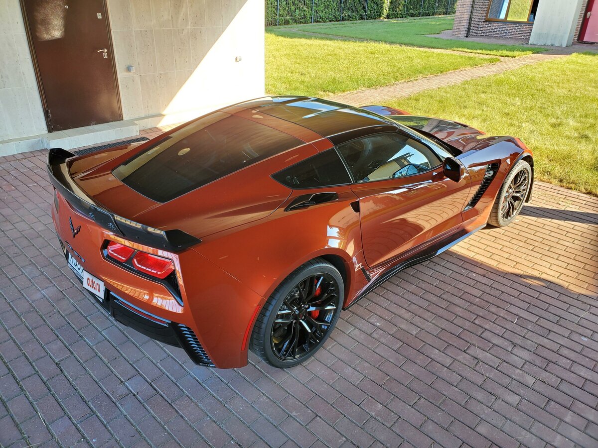 Corvette c6 z06 оранжевый