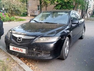 2006 Mazda 6 I (GG) Рестайлинг, чёрный, 460000 рублей, вид 1