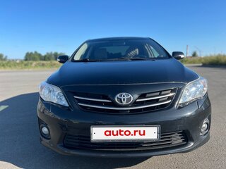2011 Toyota Corolla X (E140, E150) Рестайлинг, чёрный, 1095000 рублей, вид 1