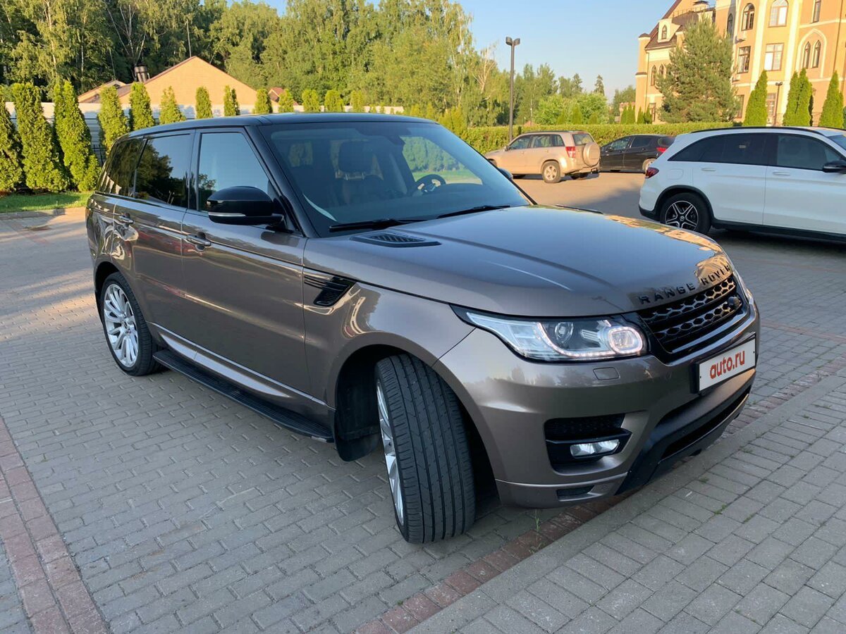 Ленд ровер коричневый