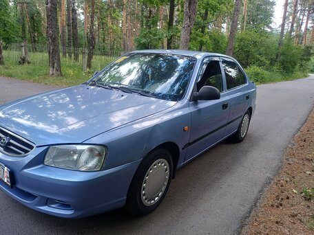 2007 Hyundai Accent ТагАЗ II, фиолетовый, 289000 рублей, вид 3