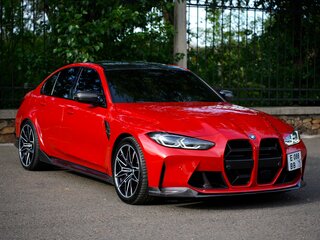 2021 BMW M3 Competition Package VI (G80), красный, 9000000 рублей, вид 3