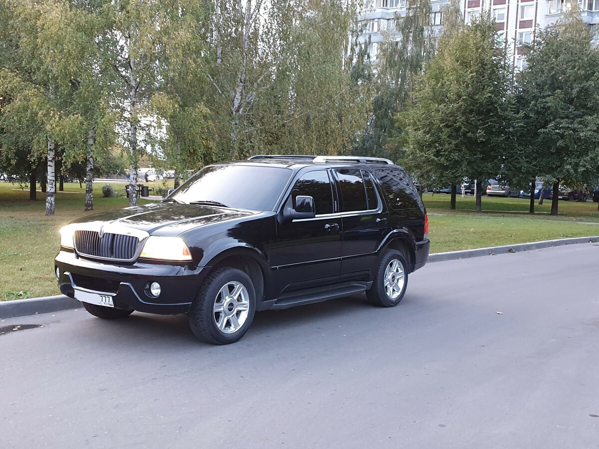 Купить б/у Lincoln Aviator I 4.6 AT (306 л.с.) 4WD бензин автомат в Москве: чёрн