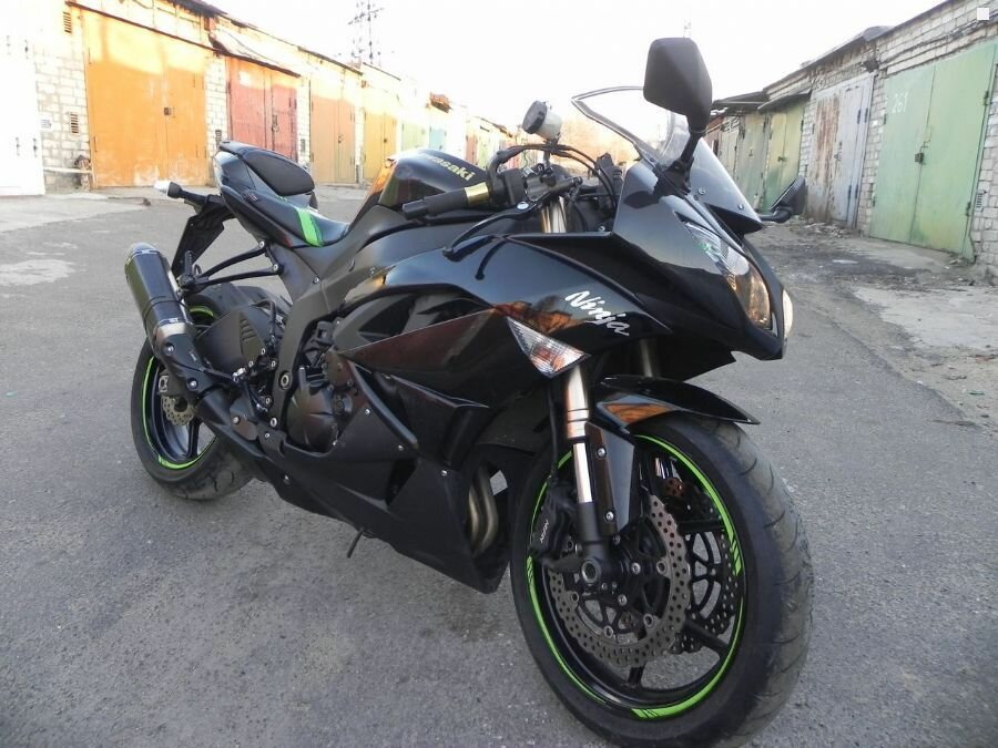 Kawasaki Ninja ZX 6r 2009 черный