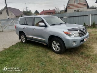 2012 Toyota Land Cruiser 200 Series Рестайлинг 1, голубой, 4350000 рублей, вид 1