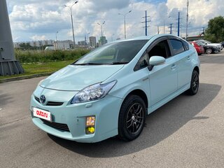 2009 Toyota Prius III (XW30), голубой, 1100000 рублей, вид 1