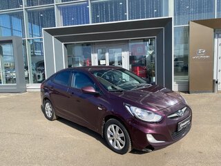 2011 Hyundai Solaris I, фиолетовый, 499000 рублей, вид 1