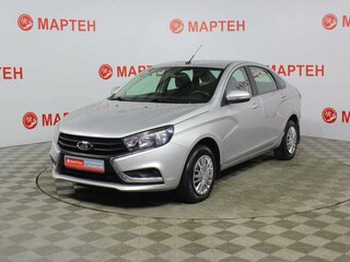 2018 Lada (ВАЗ) Vesta I, серебристый, 621000 рублей, вид 1