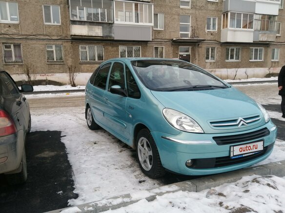 2004 Citroen Xsara Picasso, голубой - вид 1