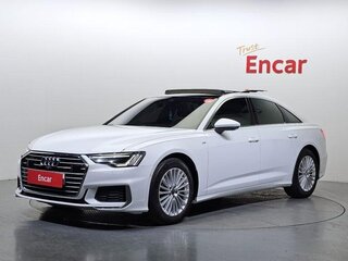2021 Audi A6 40 TDI V (C8), белый, 2900000 рублей, вид 1