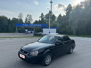 2007 Lada (ВАЗ) Priora I, чёрный, 120000 рублей, вид 1