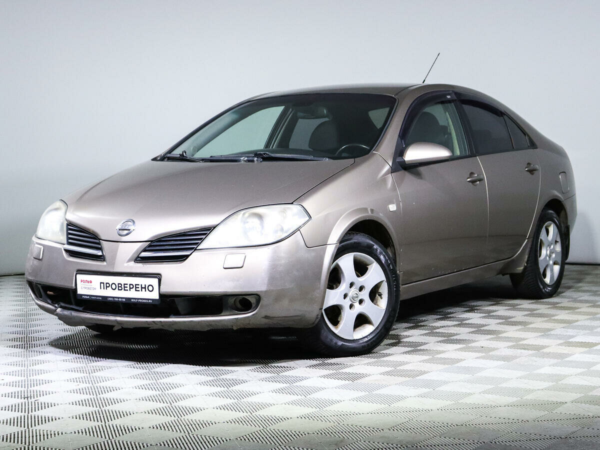 Купить б/у Nissan Primera III (P12) 1.6 MT (109 л.с.) бензин механика в Москве: 