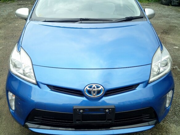 2014 Toyota Prius III Рестайлинг (XW30), синий, 1330000 рублей - вид 10