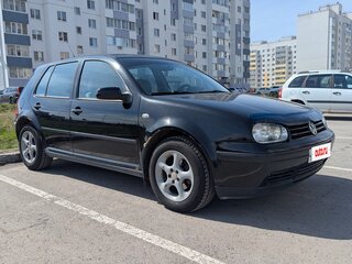 1997 Volkswagen Golf IV, чёрный, 295000 рублей, вид 1