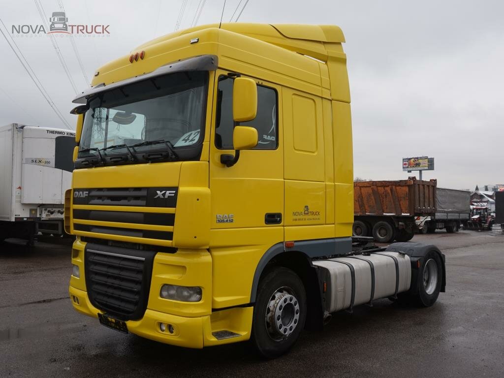 DAF XF 105 Р¶РµР»С‚С‹Р№