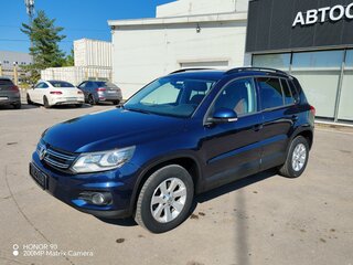 2013 Volkswagen Tiguan I Рестайлинг, синий, 1349000 рублей, вид 1