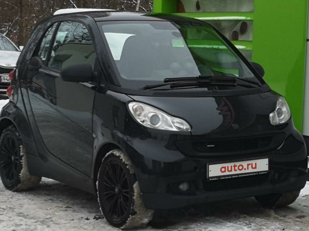 Smart Fortwo 2008 чёрно крастный