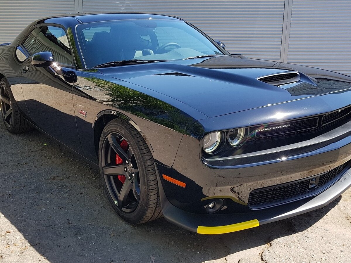 2019 Dodge Challenger SRT III Рестайлинг 2, чёрный.