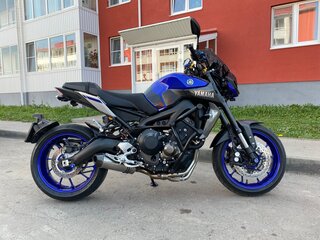 2019 Yamaha MT-09 (FZ-09), синий, 1150000 рублей, вид 1