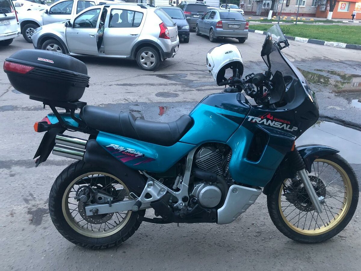 Honda трансальп с коляской ИЖ 2
