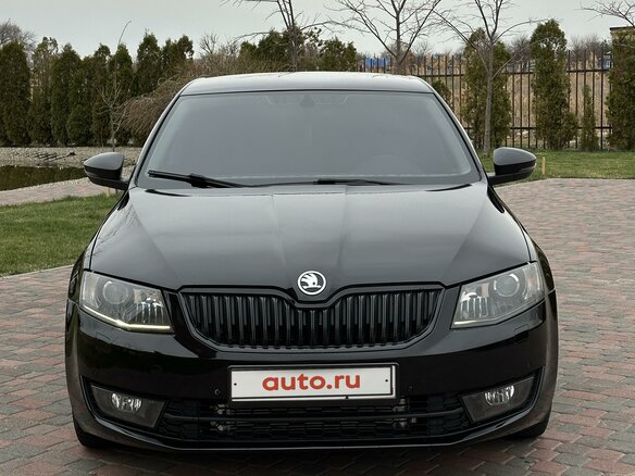 2015 Skoda Octavia III (A7), чёрный - вид 1