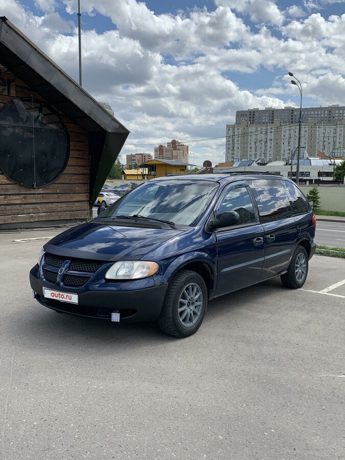 Додж караван синий