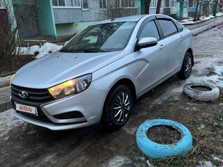 2018 Lada (ВАЗ) Vesta I, серебристый, 800000 рублей, вид 1