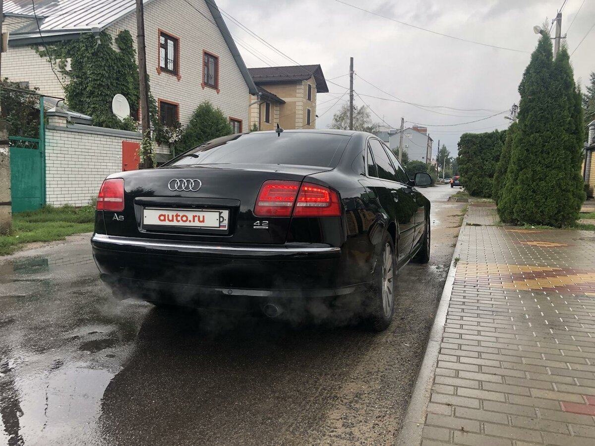 Купить б/у Audi A8 II (D3) Рестайлинг 2 4.2 AT (350 л.с.) 4WD бензин ...