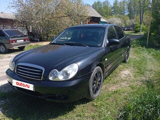 2005 Hyundai Sonata ТагАЗ IV (EF) Рестайлинг, чёрный, 450000 рублей, вид 1