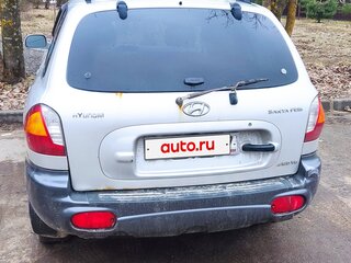 2001 Hyundai Santa Fe I, серебристый, 250000 рублей, вид 5