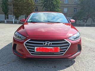 2017 Hyundai Elantra VI (AD), красный, 1350000 рублей, вид 2