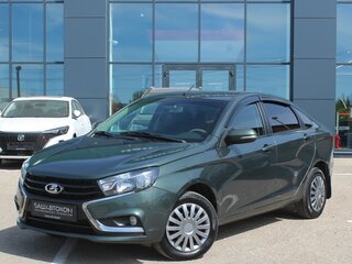 2017 Lada (ВАЗ) Vesta I, зелёный, 740000 рублей, вид 1
