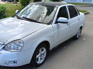 2011 Lada (ВАЗ) Priora I, белый, 160000 рублей, вид 1