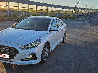 2017 Hyundai Sonata VII (LF), белый, 2100000 рублей, вид 5