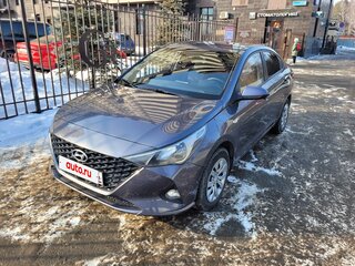 2021 Hyundai Solaris II Рестайлинг, серый, 1065000 рублей, вид 1